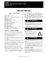 Preview for 1 page of Carrier 38MBR series Service Manual