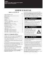 Предварительный просмотр 1 страницы Carrier 38MGR Series Service Manual