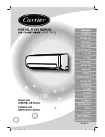 Preview for 1 page of Carrier 38NY018 Installation Manual