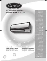 Carrier 38NYV009~012 Series Installation Manual preview