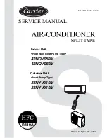 Предварительный просмотр 1 страницы Carrier 38NYV050M Series Service Manual