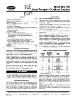 Preview for 1 page of Carrier 38QB Installation Manual