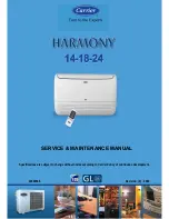 Carrier 38QG15-H Service And Maintenance Manual preview