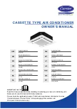 Carrier 38QUS009DS Owner'S Manual preview