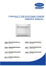 Carrier 38QUS012DS Owner'S Manual предпросмотр