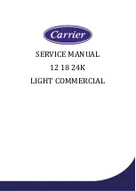 Carrier 38QUS012DS Service Manual предпросмотр