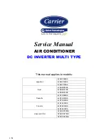 Preview for 1 page of Carrier 38QUS018DS2 Series Service Manual