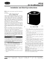 Preview for 1 page of Carrier 38TKW Series Installation And Start-Up Instructions Manual