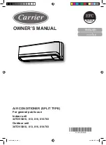 Предварительный просмотр 1 страницы Carrier 38TOVG010-703 Owner'S Manual