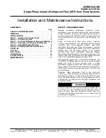 Preview for 1 page of Carrier 38VMA036HDS3-1 Installation And Maintenance Instructions Manual