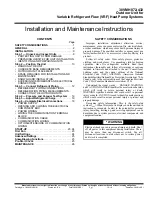 Preview for 1 page of Carrier 38VMH Series Installation And Maintenance Instructions Manual