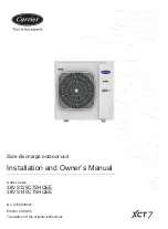 Carrier 38VS125C7SHQEE Installation And Owner'S Manual preview