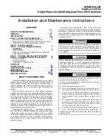 Carrier 38WAH036 Installation And Maintenance Instructions Manual предпросмотр