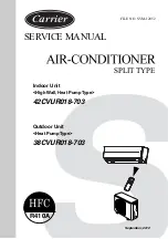 Carrier 39cvur018-703 Service Manual предпросмотр