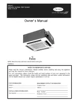 Carrier 40GJ*C Owner'S Manual preview