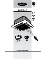 Preview for 1 page of Carrier 40KMC---N Installation Manual