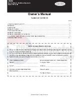 Carrier 40MBD Series Owner'S Manual preview