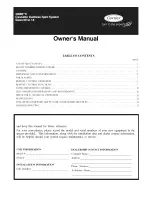 Carrier 40MBQB09C-3 Owner'S Manual preview