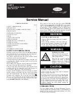 Предварительный просмотр 1 страницы Carrier 40MBQB09D--3 Service Manual