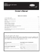 Carrier 40MBxC Series Owner'S Manual preview