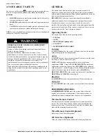 Preview for 2 page of Carrier 40MHH Owner'S Manual