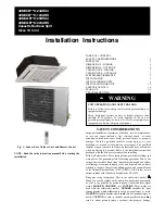 Preview for 1 page of Carrier 40MKCB**C/124ANS Installation Instructions Manual