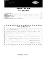 Carrier 40MPHB Owner'S Manual preview