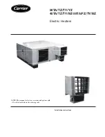 Carrier 40TZ Series Installation Instructions Manual предпросмотр