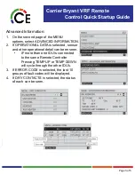 Preview for 3 page of Carrier 40VM900003 Quick Start Up Manual