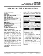 Preview for 1 page of Carrier 40VMU Installation And Maintenance Instructions Manual