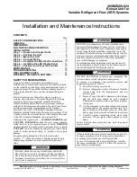 Carrier 40VMZ Installation And Maintenance Instructions Manual предпросмотр