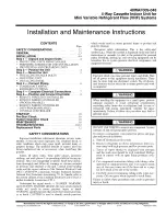 Carrier 40WAF0009 Installation And Maintenance Instructions Manual preview