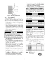 Preview for 7 page of Carrier 40WAU 012 Installation And Maintenance Instructions Manual