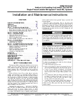 Carrier 40WAV Installation And Maintenance Instructions Manual preview