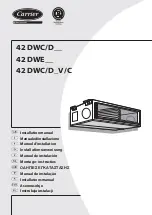 Carrier 42 DWC Series Installation Manual предпросмотр