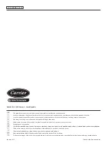 Предварительный просмотр 88 страницы Carrier 42 DWC Series Installation Manual