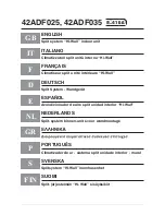 Preview for 2 page of Carrier 42ADF025 Owner'S Manual