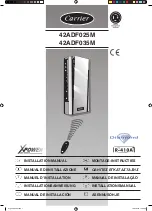 Carrier 42ADF025M Installation Manual preview