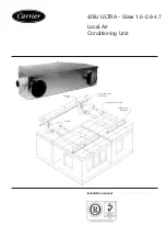 Carrier 42BJ 1.6 ULTRA Installation Manual preview