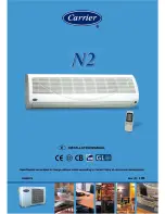 Preview for 1 page of Carrier 42QG18-C Installation Manual