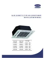 Preview for 1 page of Carrier 42TSV052P1 Installation Manual