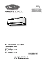 Carrier 42TVGS010-703 Owner'S Manual preview