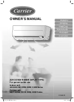 Carrier 42UQV025M Series Owner'S Manual предпросмотр