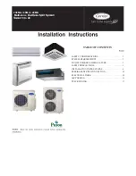 Preview for 1 page of Carrier 438MG series Installation Instructions Manual