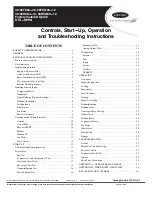 Preview for 1 page of Carrier 48/50HC04---14 Controls, Start-Up, Operation And Troubleshooting Instructions