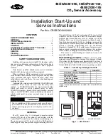 Preview for 1 page of Carrier 48/50P030-100 Installation, Start-Up And Service Instructions