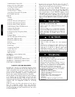 Preview for 2 page of Carrier 48/50PD05 User Manual