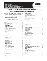 Carrier 48/50PG C03-14 Operation And Service Manual предпросмотр