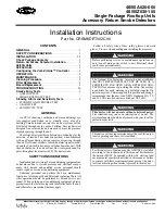 Carrier 48/50Z030-105 Installation Instructions Manual preview