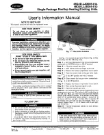 Предварительный просмотр 1 страницы Carrier 48DJD User'S Information Manual